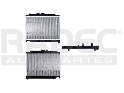 [220-2322-04] RADIADOR NS URVAN 08-15 L4 2.5 LTS DIESEL C/S AA STD 14 1/6X21 4/7X32MM ALUM SOLD POLAR