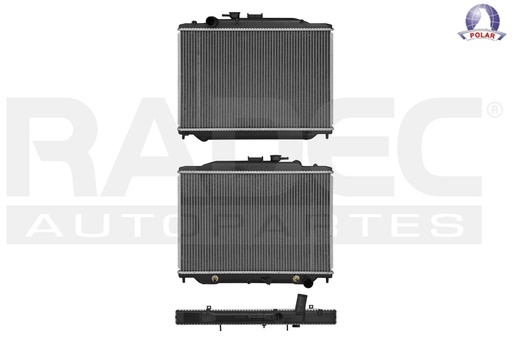 [220-2322-05] RADIADOR NS URVAN NV 350 13-20 L4 2.0, 2.5 LTS AUT C/S AA 14 1/16X21 4/7X26MM ALUM SOLD POLAR