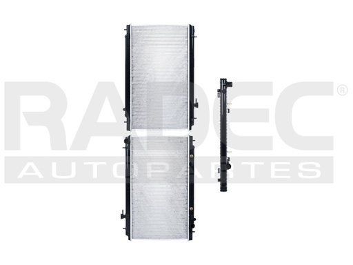 [220-2328-01] RADIADOR NS 350Z 03-06 V6 3.5 LTS C/S AA AUT 15 3/4X28 2/3X16MM ALUM SOLD POLAR