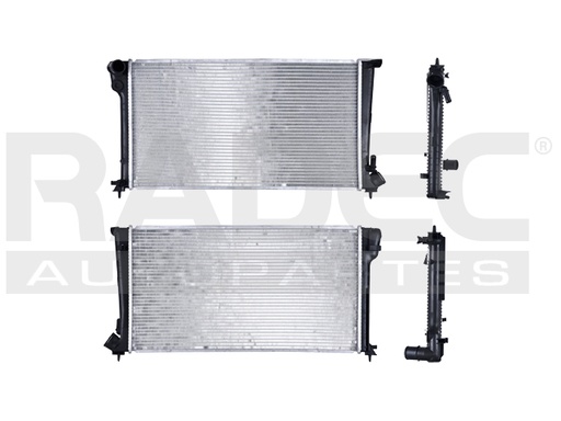 [220-2403-00] RADIADOR PG 306/PARTNER 91-01 L4 1.8 LTS C/S AA STD 26 1/4X14x22MM ALUM SOLD POLAR