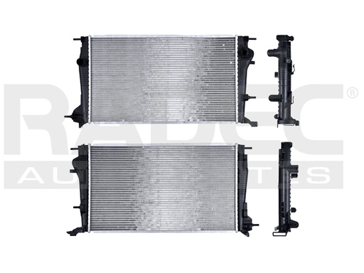 [220-2608-00] RADIADOR RN FLUENCE 11-17 L4 2.0 LTS AUT C/S AA 25 3/5X14 7/8X26MM ALUM SOLD POLAR