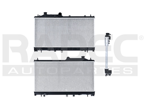 [220-2801-00] RADIADOR SB FORESTER 14-18 H4 2.0, 2.5 LTS C/S AA STD 13 2/5X27X26MM ALUM SOLD POLAR