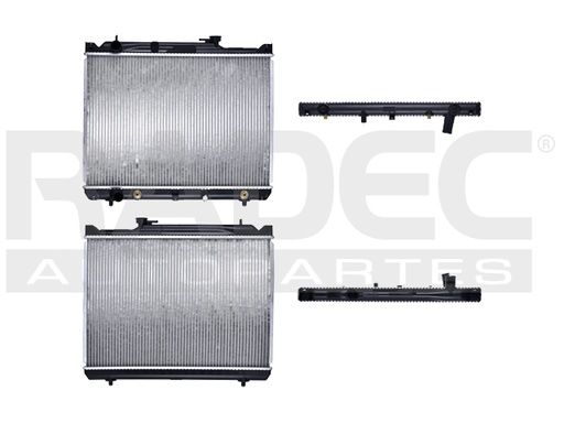 [220-2904-01] RADIADOR SZ GRAND VITARA 01-05 L4 V6 1.6, 2.0, 2.5 LTS C/S AA AUT 16 3/4X23 1/2X26MM ALUM SOLD POLAR