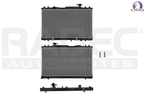 [220-2906-00] RADIADOR SZ KIZASHI 10-16 L4 2.4 LTS C/AA AUT 15 3/4X28 2/3X16MM ALUM SOLD POLAR