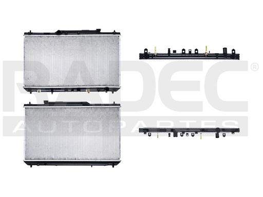 [220-3002-00] RADIADOR TY CAMRY 97-01 L4 2.2 LTS C/S AA AUT 15 3/4X28 2/3X16MM ALUM SOLD POLAR