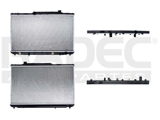 [220-3002-01] RADIADOR TY CAMRY 92-96 L4 2.2 LTS C/S AA AUT 16 3/4X27 7/8X16MM ALUM SOLD POLAR