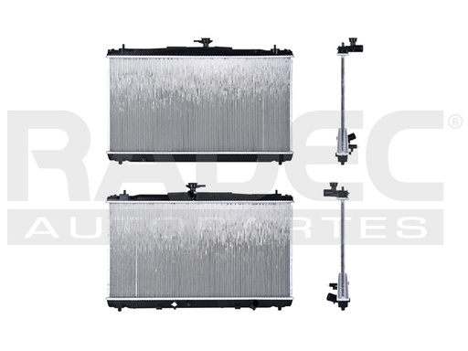 [220-3002-14] RADIADOR TY CAMRY/AVALON 12-17 L4/V6 2.5/3.5 LTS C/S AA STD 15 3/4X30 1/7X16MM ALUM SOLD POLAR