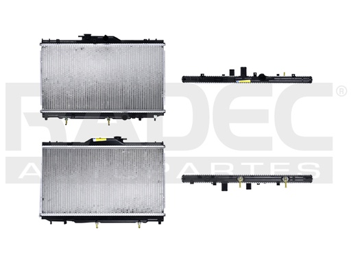 [220-3004-03] RADIADOR TY COROLLA/PRIZM 98-02 L4 1.8 LTS C/S AA AUT 13 7/9X24 5/7X16MM ALUM SOLD POLAR