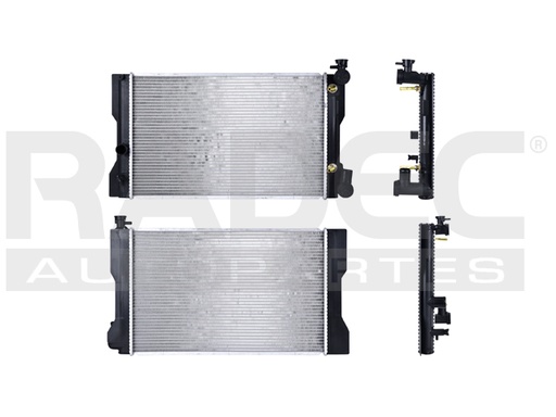 [220-3004-04] RADIADOR TY COROLLA 09-17 L4 1.8, 2.4 AUT C/S AA HECHO EN JAPON 23 5/8X14 7/8X16MM ALUM SOLD POLAR