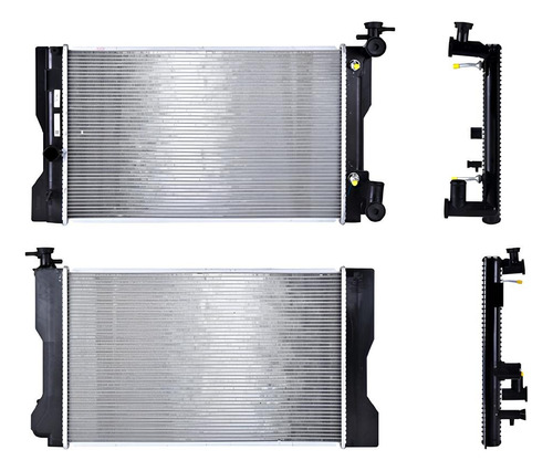 [220-3004-08] RADIADOR TY COROLLA 09-17 L4 1.8, 2.4 LTS AUT C/S AA HECHO EN USA 23 5/8X14 7/8X16MM ALUM SOLD POLAR