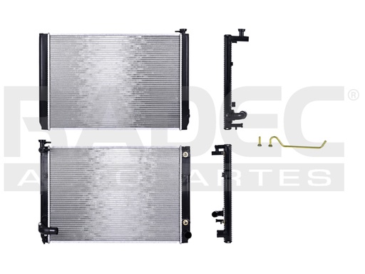 [220-3012-02] RADIADOR TY SIENNA 07-10 V6 3.3 LTS C/S AA AUT 26 4/7X18 5/6X22MM ALUM SOLD POLAR