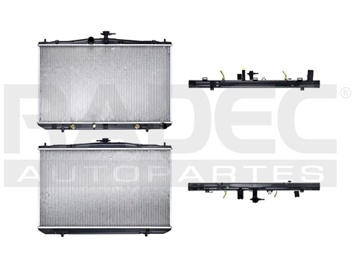 [220-3012-04] RADIADOR TY SIENNA 11-20 V6 2.7, 3.5 LTS C/S AA AUT 17 5/7X30 1/4X16MM ALUM SOLD POLAR