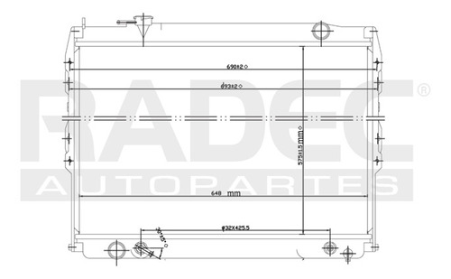 [220-3015-03] RADIADOR TY TACOMA 95-04 L4/V6 AUTOMATICO