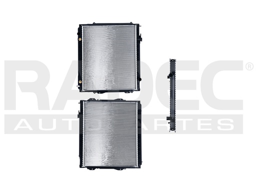 [220-3015-06] RADIADOR TY TACOMA 95-04 L4/V6 2.4/2.7/3.4 LTS C/S AA AUT 20 2/3X25 1/8X26MM ALUM SOLD POLAR