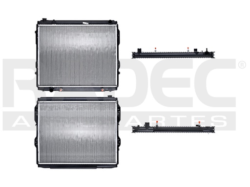 [220-3017-01] RADIADOR TY TUNDRA 00-06 V6 3.4, 4.0 LTS AUT C/S AA 21 2/3X27 1/3X36MM ALUM SOLD POLAR