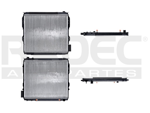 [220-3017-04] RADIADOR TY TUNDRA 04-06/SEQUOIA 01-07 V6 4.0 LTS/V8 4.7 LTS AUT C/S AA 23 1/2X27 1/3X36MM ALUM SOLD POLAR