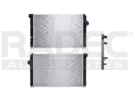 [220-3019-01] RADIADOR TY PRIUS C 12-19 L4 1.5 LTS AUT C/S AA ELECTRICO/GAS 23 3/7X15 4/5X16MM ALUM SOLD POLAR