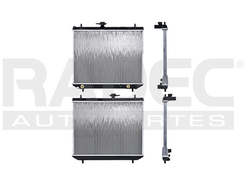 [220-3025-00] RADIADOR TY AVANZA 07-15 L4 1.5 LTS AUT C/S AA 16 3/4X22X26MM ALUM SOLD POLAR