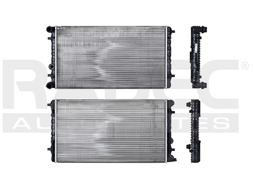 [220-3102-01] RADIADOR VW BEETLE 98-09 L4 1.8/2.0 LTS C/AIRE ACONDICIONADO AUTOMATICO