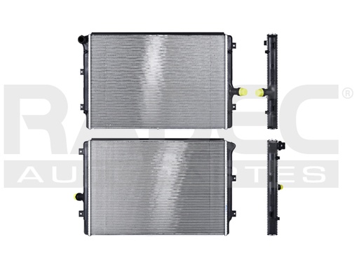[220-3103-01] RADIADOR VW BORA/GOLF/LEON/A3 06-10 L4 1.9 Y TDI 2.0 LTS ESTANDAR