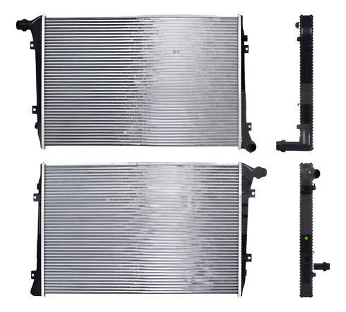 [220-3103-05] RADIADOR VW BORA 08-10/JETTA TDI 05-10 L4 2.0 LTS STD C/S AA 25 3/5X16 6/7X32MM ALUM SOLD POLAR