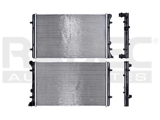 [220-3111-03] RADIADOR VW GOLF 96-08 L4 1.6L STD 25 1/2X15 2/3X26MM ALUM SOLD POLAR