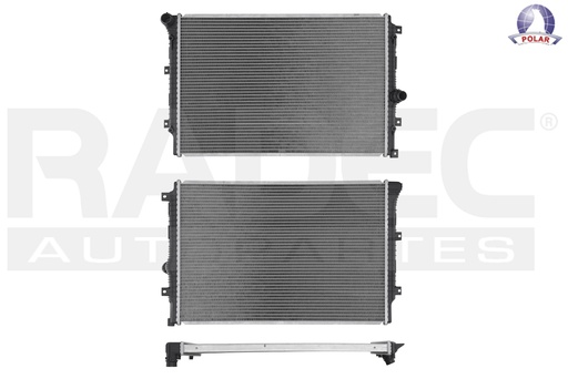 [220-3112-07] RADIADOR VW JETTA 15-18 L4 1.8/2.0 LTS C/S AA STD 25 3/5X16X26MM ALUM SOLD POLAR
