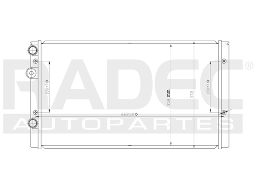 [220-3113-00] RADIADOR VW LUPO/SPORTVAN 03-07 L4 1.6 L