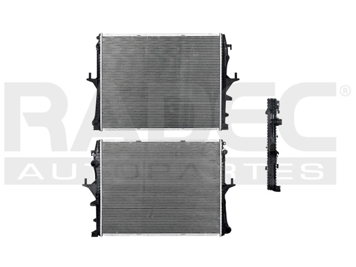 [220-3121-00] RADIADOR VW TOUAREG 04-10 V6 3.0, 3.2, 3.6 LTS/V8 4.2 GAS/DISEL LTS AUT C/S AA 28X21 4/7X42MM ALUM SOLD POLAR