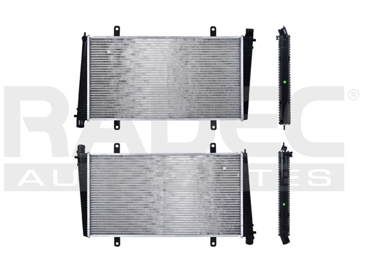 [220-3202-00] RADIADOR VL S40/V40 00-04 L4 1.9 LTS AUT C/S AA 24 1/2X13X26MM ALUM SOLD POLAR