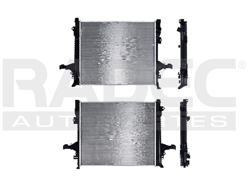 [220-3208-00] RADIADOR VL S80/XC60/XC90 03-11 L5 2.5 LTS/L6 3.2, 4.4 LTS AUT C/S AA 24 3/8X20 5/7X32MM ALUM SOLD POLAR