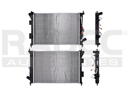 [220-3508-00] RADIADOR KI SOUL 14-19 L4 1.6/2.0 LTS AUT C/S AA 21 3/4X15 1/4X16MM ALUM SOLD POLAR