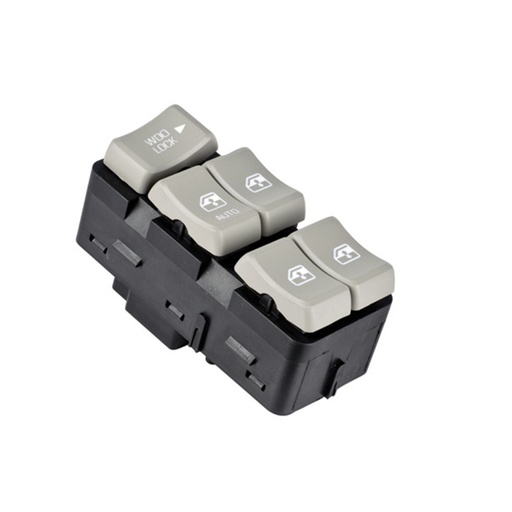 [222-0499-00] CONTROL ELECTRICO BK RENDEZVOUS 04-07  DE ELEVADOR 12 PINS 5 TECLAS GRIS 12VCC MANIJAUTO    