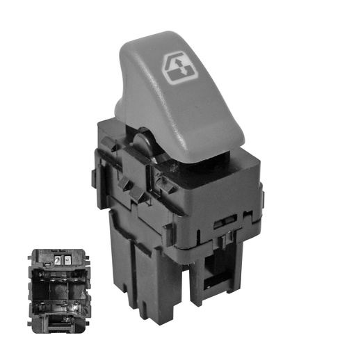 [222-0650-01] CONTROL ELECTRICO CV VENTURE 97-05  OD SILHOUETTE 97-03  PT MONTANA 99-04/TRANS SPORT 97-05  DE ELEVADOR 7 PIN 1 TECLA GRIS 12VCC MANIJAUTO    