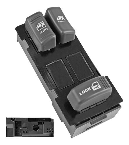 [222-0699-18] CONTROL ELECTRICO CV CHEYENNE/SILVERADO/PICK UP 95-98/S10/BLAZER (S10) 95-04  GM SONOMA 95-05  DE ELEVADOR 13 PINS 3 TECLAS GRIS 12VCC MANIJAUTO    