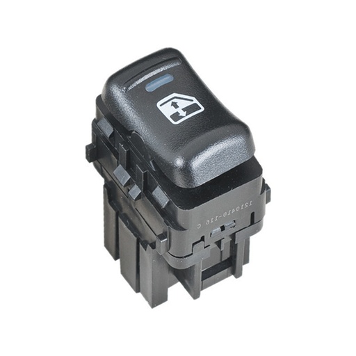 [222-0699-21] CONTROL ELECTRICO CV MALIBU 97-03  OD CUTLASS SUPREME 97-98  DE ELEVADOR 7 PIN 1 TECLA NEGRO 12VCC TIPO ORIGINAL    
