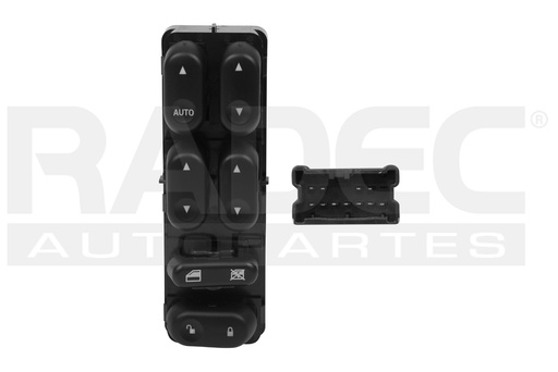 [222-1209-00] CONTROL CRISTAL FD ESCAPE 01-07/ MAZDA TRIBUTE 01-07/ MERCURY MARINER 05-06/ NEGRO 11 PINS 6 TECLAS 12VCC CH