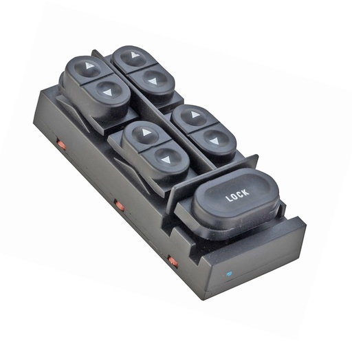 [222-1228-00] CONTROL ELECTRICO FD EXPLORER 91-94/MUSTANG 87-93/TAURUS 86-91/TOPAZ 92-94  MR SABLE 86-91  DE ELEVADOR 11 PINS 5 TECLAS NEGRO 12VCC MANIJAUTO Izquierdo Delantera  