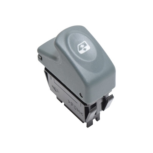 [222-2303-02] CONTROL ELECTRICO RN CLIO 02-10/KANGOO 04-18  NS PLATINA 02-10/APRIO 08-10  RN SANDERO 07-15  DE ELEVADOR 6 PINS 1 TECLA GRIS 12VCC    