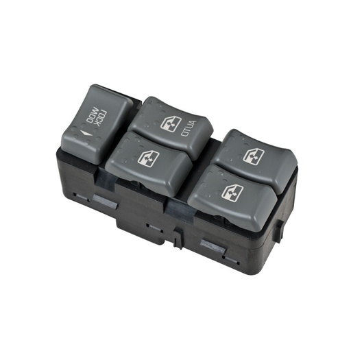 [222-2599-01] CONTROL ELECTRICO PT AZTEK 01-05  DE ELEVADOR 12 PINS 5 TECLAS GRIS 12VCC TIPO ORIGINAL    