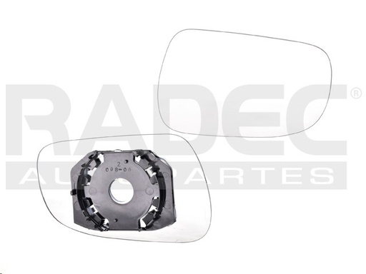 [001-3107-01] LUNA ESPEJO VW CROSSFOX 07-10 S/DESEMPANANTE IZQ
