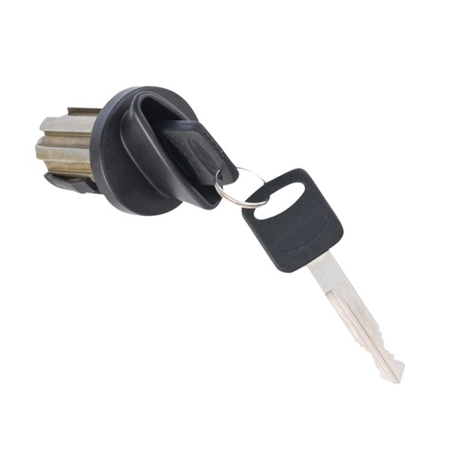 [223-1299-08] CILINDRO DE ENCENDIDO FD PICK UP 97-03/F-150/F-250 97-08/SUPER DUTY 99-04/EXPEDITION 97-02/ECONOLINE 97-03/RANGER 96-12/WINDSTAR 95-03/EXPLORER 95-01/MUSTANG 94-04/FREESTAR 04-07  CON LLAVE DELGADA METAL NEGRO 12VCC TIPO ORIGINAL    