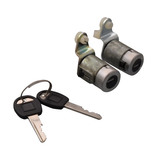 [224-0615-00] CILINDRO PARA PUERTA CV CHEYENNE/CUSTOM/SILVERADO/SUBURBAN/TAHOE/PICK UP  GM SIERRA/YUKON 92-94  CV EXPRESS VAN 96-09  JUEGO METAL CROMADO TIPO ORIGINAL    