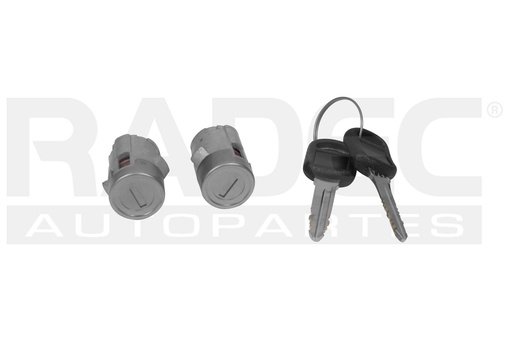 [224-0615-01] CILINDRO CHAPA CV CHEYENNE PUERTA 99-06 C/LLAVE IZQ/DER