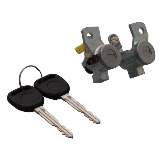 [224-0616-00] CILINDRO PARA PUERTA CV COLORADO  GM CANYON 04-12  HM H3 06-10  IZ RODEO 04-11  JUEGO METAL CROMO MANIJAUTO Derecho/Izquierdo   