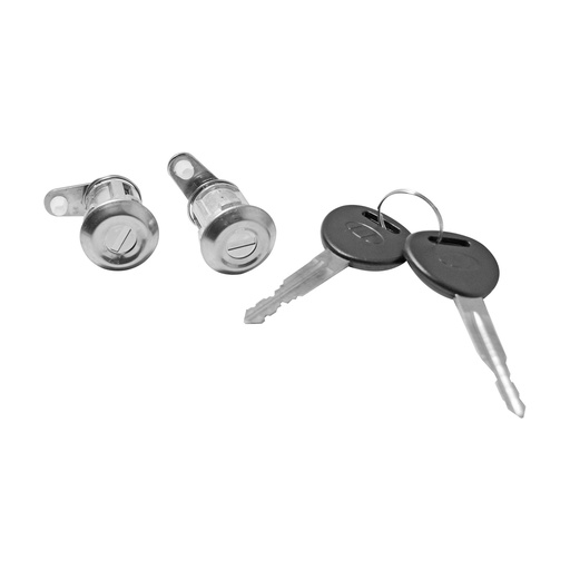 [224-0901-00] CILINDRO PARA PUERTA DG ATOS 00-12  JUEGO METAL CROMADO MANIJAUTO Derecho/Izquierdo   