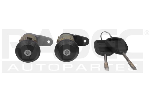 [224-1205-00] CILINDRO PUERTA FD COURIER 01-12/ FD FIESTA 97-02/ FD IKON 01-07/FD KA 01-08 CON LLAVE JUEGO BR DER/IZQ