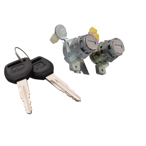 [224-1301-01] CILINDRO PARA PUERTA HD ACCORD 98-02/ODYSSEY 99-00  JUEGO METAL CROMADO TIPO ORIGINAL Derecho/Izquierdo   