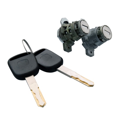 [224-1303-00] CILINDRO PARA PUERTA HD CR-V 02-06/ODYSSEY 01-04/ELEMENT 03-11  JUEGO METAL CROMO TIPO ORIGINAL Derecho/Izquierdo   