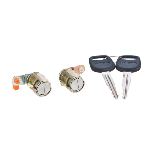 [224-3010-00] CILINDRO PARA PUERTA TY HILUX/PICK UP 89-95  JUEGO METAL CROMO TIPO ORIGINAL Derecho/Izquierdo   